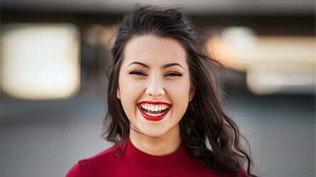 red smile